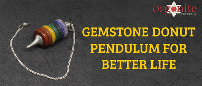 Gemstone Donut Pendulum for Better Life