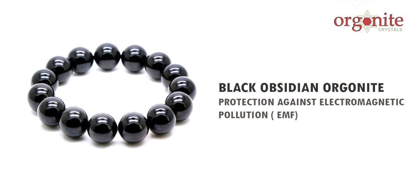 Black Obsidian Orgonite:- Protection against Electromagnetic Pollution ( EMF)