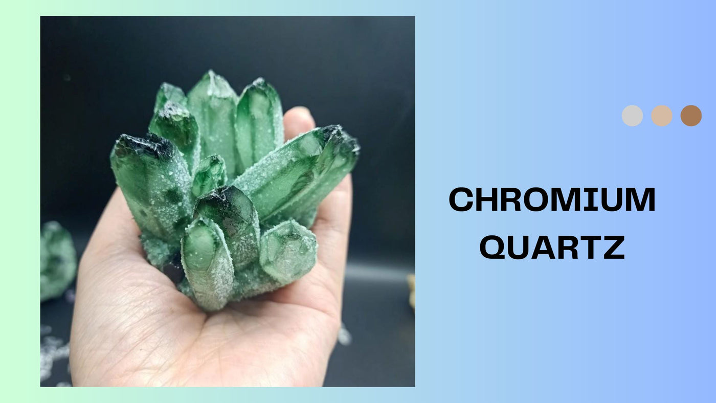 Chromium Quartz - The New Raw Gemstone Rock!