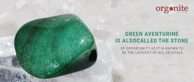 Green Aventurine is also called the Stone of Opportunity as it is known to be the luckiest of all crystals
