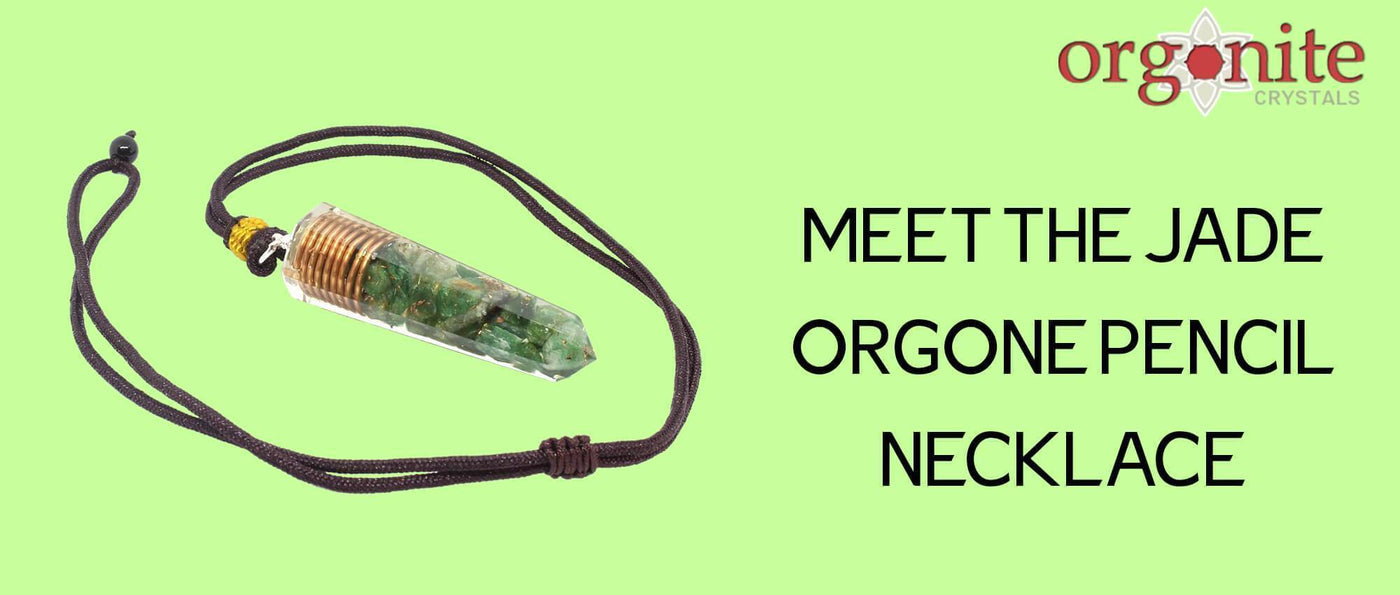 Meet the Jade Orgone Pencil Necklace