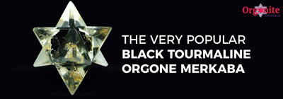 The very popular Black Tourmaline orgone merkaba