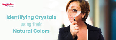 Identifying crystals using their natural colors