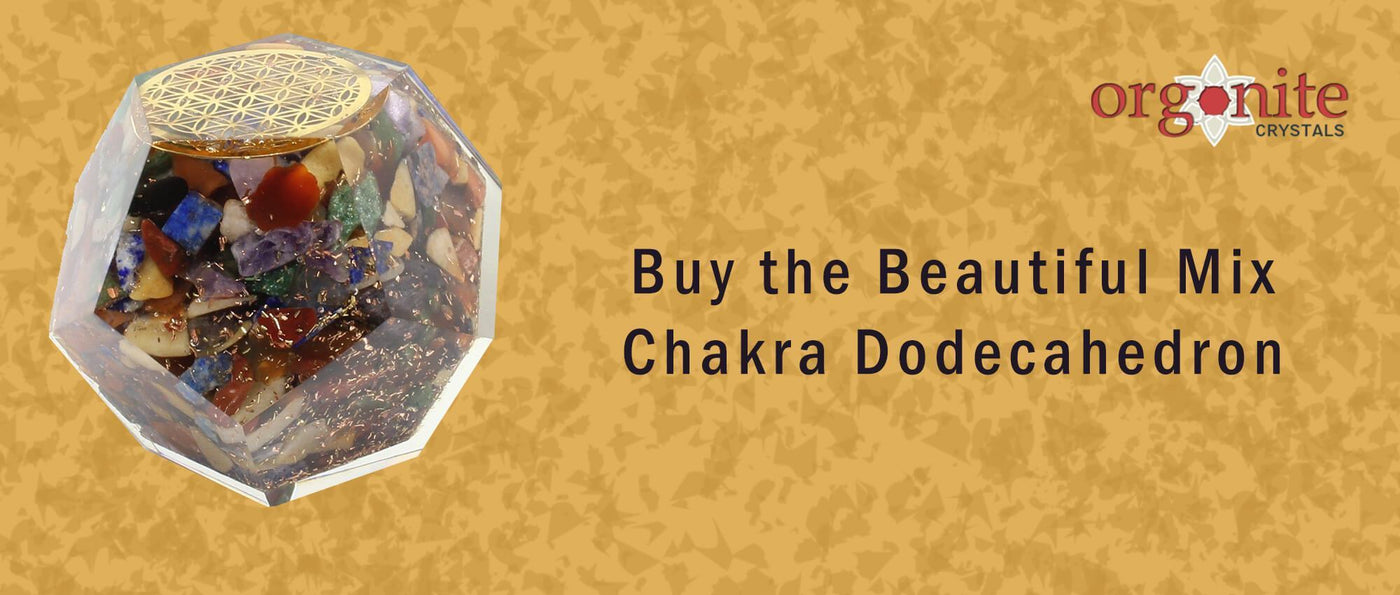 Buy the Beautiful Mix Chakra Dodecahedron