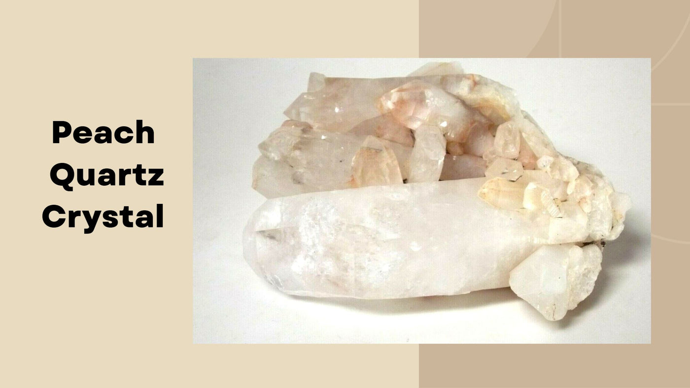 Peach Quartz Crystal - A New Raw Gemstone For Some Love Spell!