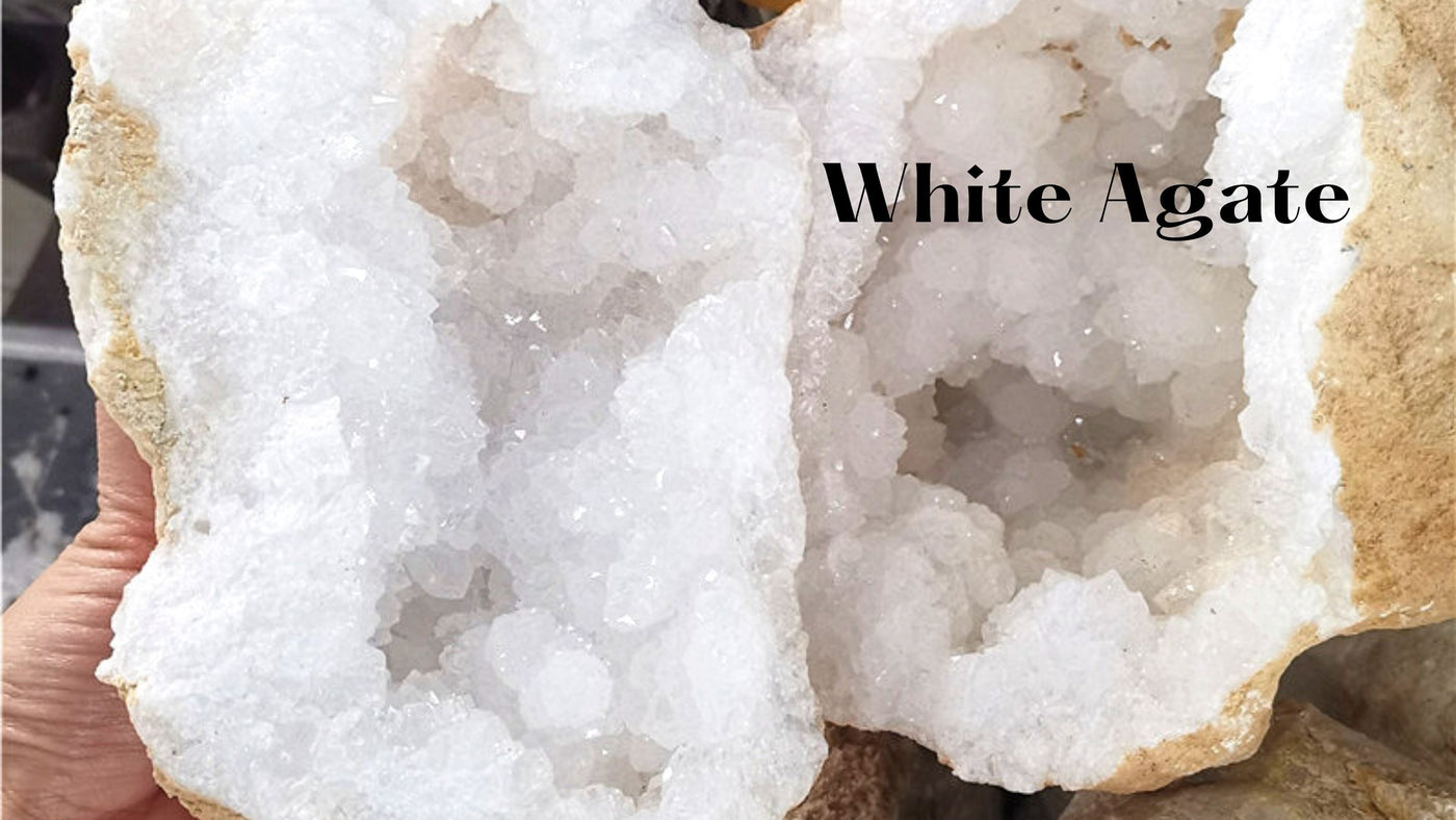White Agate - Excellent Polisher for a Crystal Ball!
