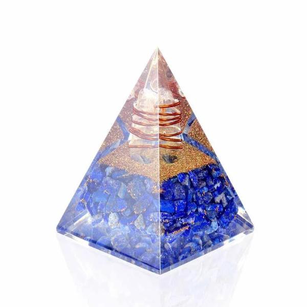 Nubian Wisdom Pyramid – Orgonite Crystal